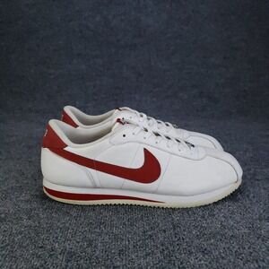 Nike Cortez Basic Leather '06 Shoes Men's Size 15 White Varsity‎ Red Sneakers